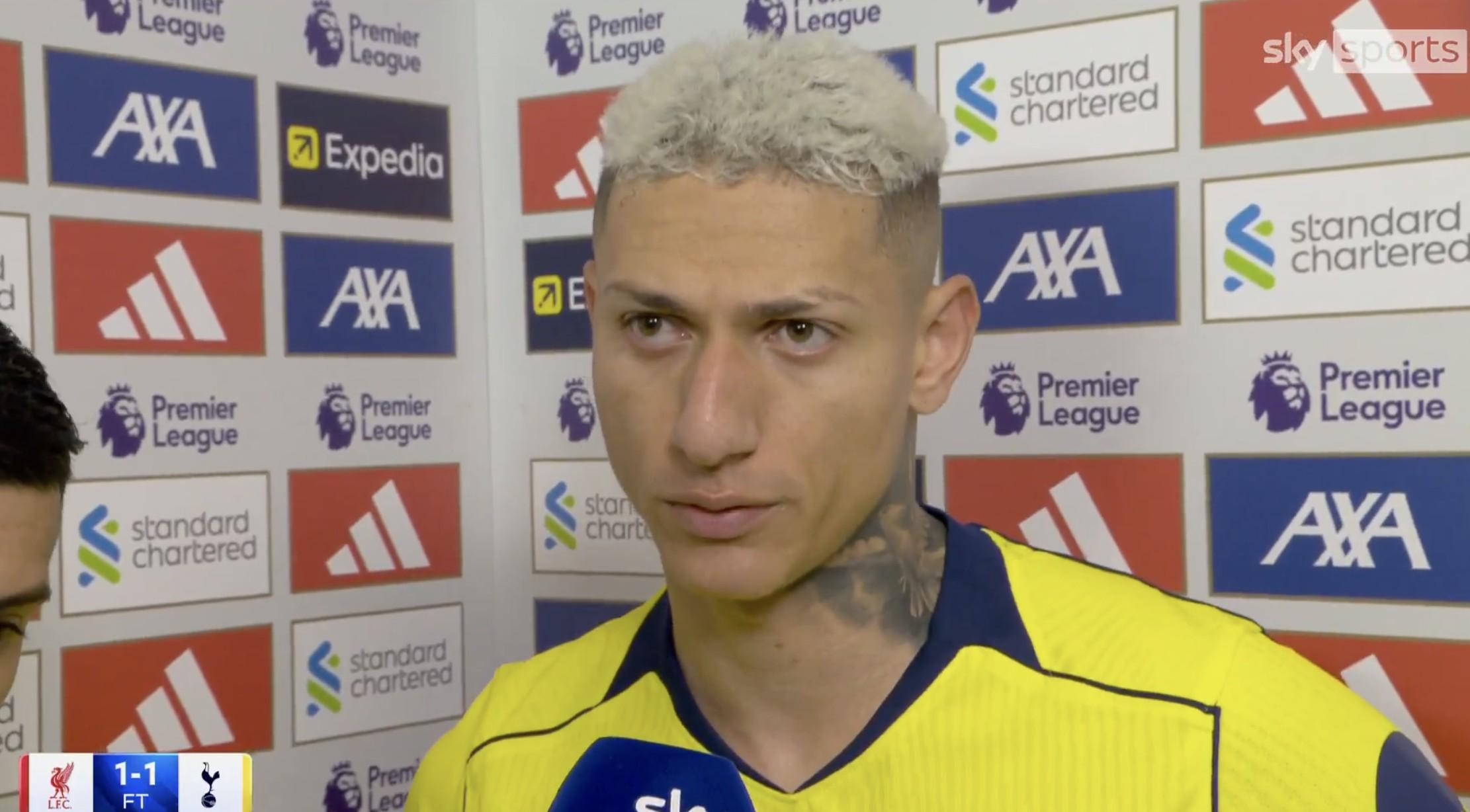 天博体育赛事-里沙利松：我喜欢对阵强队，这对我来说是一个很好的机会